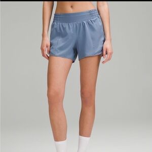 Oasis Blue Hotty Hot High-Rise Lined Short 4"